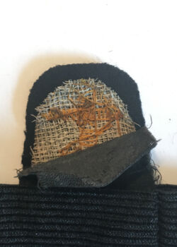 Cadet Corps C/M embroidered device for the combination cap (reverse). 1939-44.