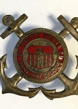 War Shipping Administration, U.S. Maritime Service training cadre CPO/trainee. 1942-1947.