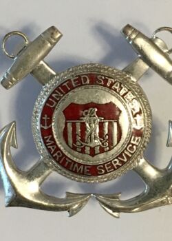 War Shipping Administration, U.S. Maritime Service training cadre CPO/trainee. 1942-1947.