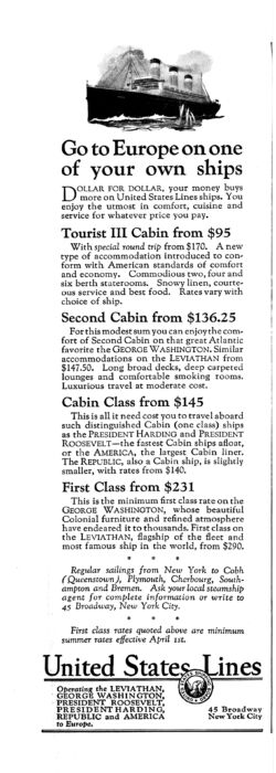 March 1926 USL advert