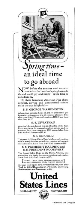 April 1927 USL advert