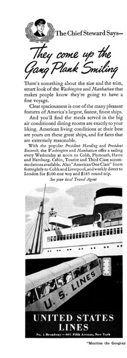 November 1936 USL Advert