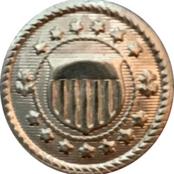 U.S. Maritime Service (1st pattern) steward, obverse GO-25 (15mm)