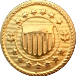 U.S. Maritime Service (1st pattern), obverse GO-25 (15mm)