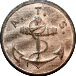 U.S. Army Transport Service (2nd pattern) steward, obverse GO-6 (a)